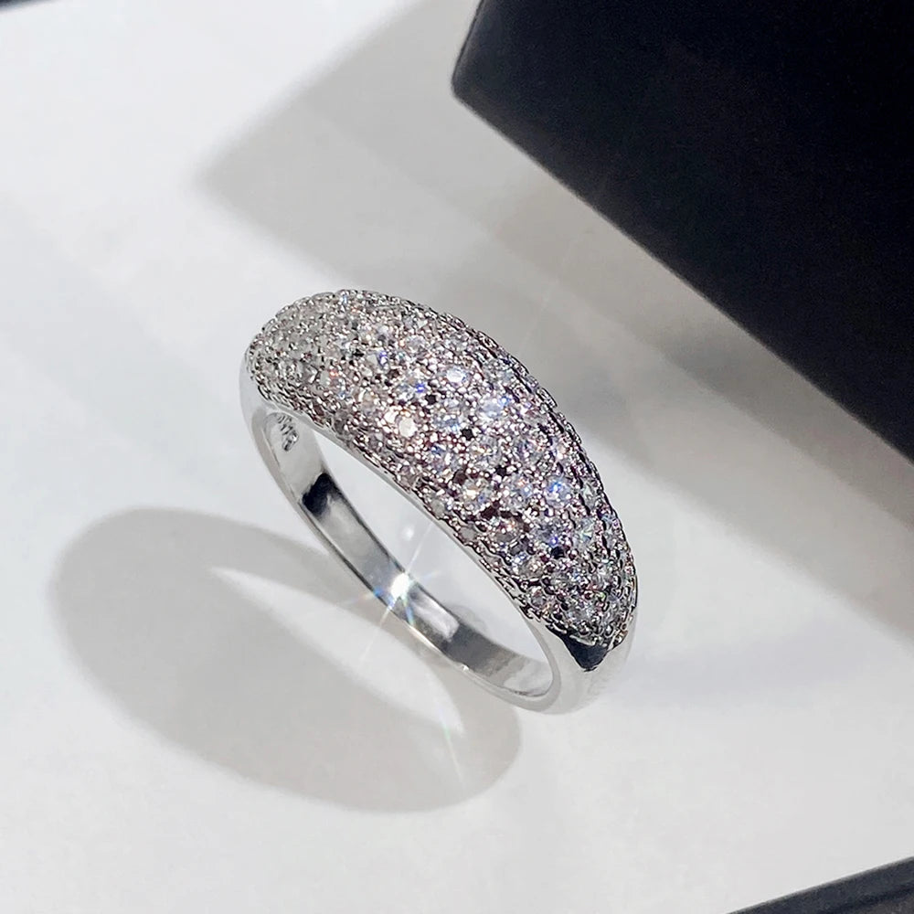 Temperament Cubic Zirconia Ring