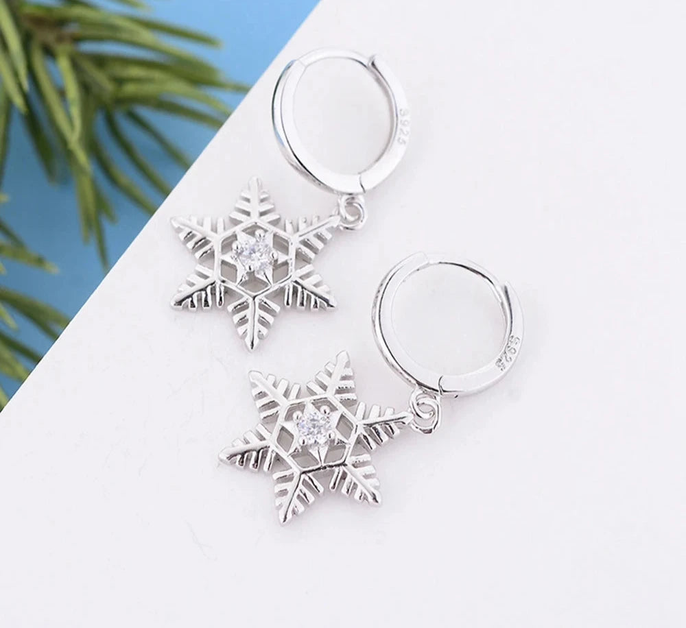 Christmas Earrings 925 Sterling Silver